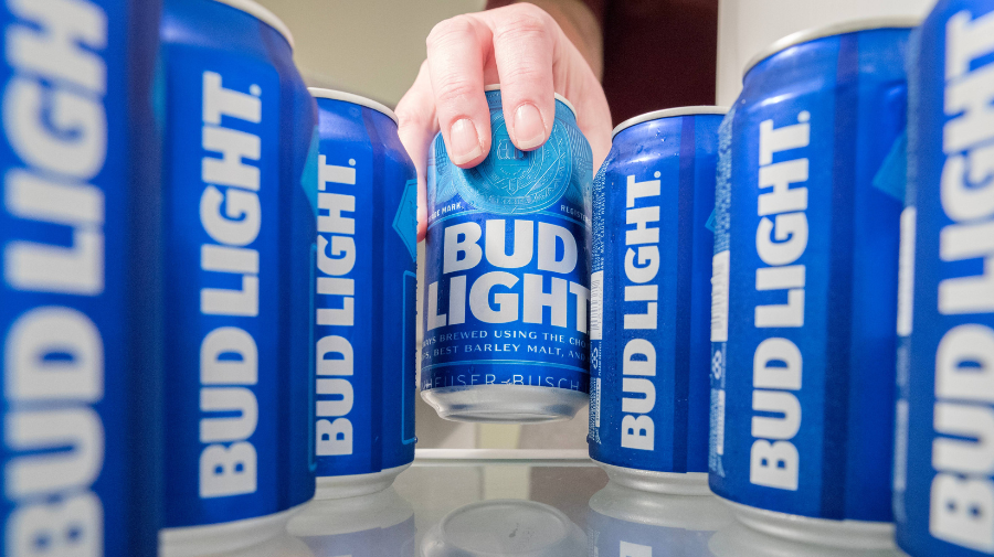 Cans of Bud Light