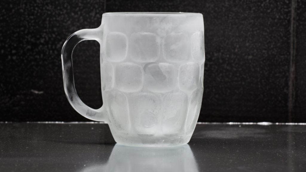 Frozen glass Story: UK Budget 2024 alcohol Credit: nathan Wynder/Shutterstock.com